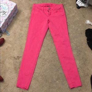 American Eagle Outfitters pink denim jean